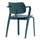 Artek Aslak Dining Chair in Petrol Lacquered — packshot, detail