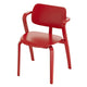 Artek Aslak Dining Chair in Red Lacquered — packshot