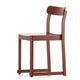 Artek Atelier Dining Chair in Dark Red Lacquered Beech — packshot, detail