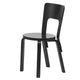 Artek 66 Dining Chair in Black Lacquered — packshot