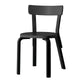 Artek 69 Dining Chair in Black Lacquered — packshot