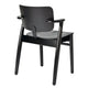 Artek Domus Dining Chair in Black Stained Birch — packshot, detail