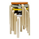 Artek E60 Low Stool — studio, lacquer colour range