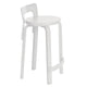 Artek High Chair K65 Counter Stool in White Lacquered — packshot