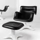 Artek Karuselli Lounge Chair with Ottoman in Black — studio