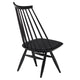 Artek Mademoiselle Lounge Chair in Black Lacquered Birch — packshot, detail