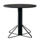 Artek REB 003 Kaari Round Dining Table in Black Oak, Black Linoleum — packshot