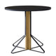 Artek REB 003 Kaari Round Dining Table in Natural Oak, Black HPL — packshot