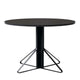 Artek REB 004 Kaari Round Dining Table in Black Oak, Black Linoleum — packshot