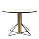 Artek REB 004 Kaari Round Dining Table in Natural Oak, White HPL — packshot