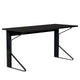Artek REB 005 Kaari Desk in Black Oak, Black HPL — packshot