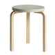 Artek 60 Low Stool in Green Lacquer — packshot