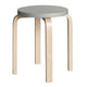 Artek E60 Low Stool in Grey Lacquered — packshot
