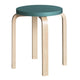 Artek E60 Low Stool in Petrol Lacquered — packshot