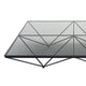 B&B Italia Alanda '18 coffee table Smoky glass top detail