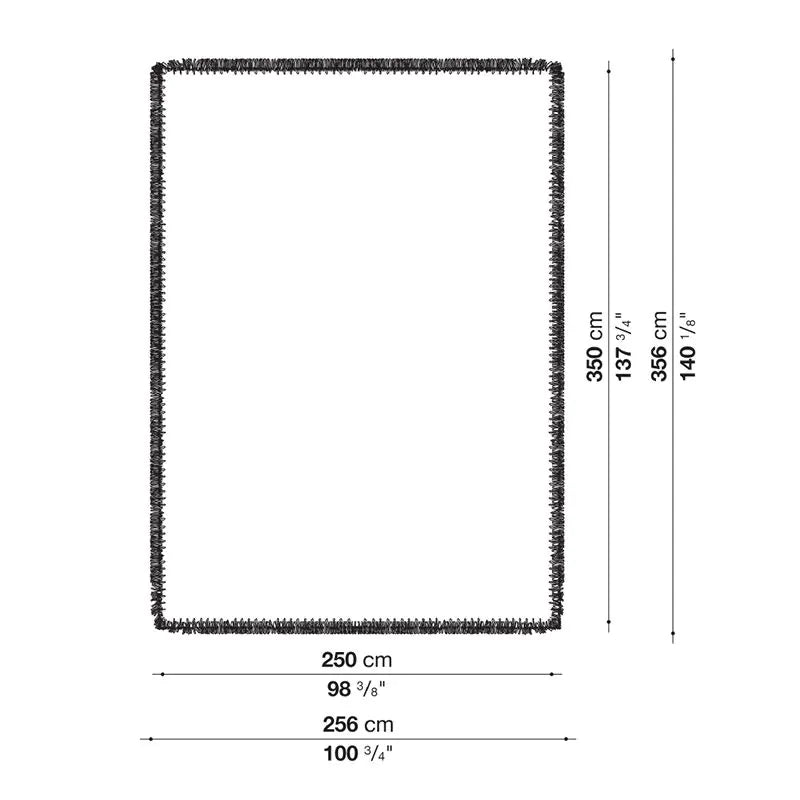 B&B Italia Rug Riso Wool – Innes