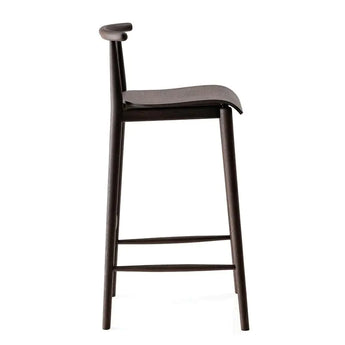 B&B Italia Jens Bar & Counter Stool Wooden Seat