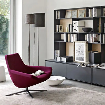 B&B Italia Metropolitan '14 Small Swivel Armchair Low Back MP100