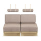 Carl Hansen BM0865 Daybed with CU/BM0865 Round Cushion, Back Cushion and leather strap — studio