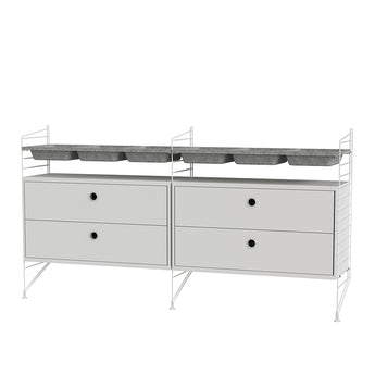 String Bedroom Shelving Bundle G