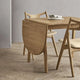 Carl Hansen CH002 Drop Leaf Dining Table in Oak Oil — lifestyle, dining room