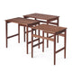 Carl Hansen CH004 Nesting Tables in Walnut Oil — packshot, detail
