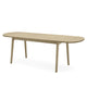 Carl Hansen CH006 Drop Leaf Dining Table in Oak Oil — packshot
