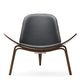 Carl Hansen CH07 Shell Chair Walnut Oil Thor 301 front view