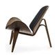 Carl Hansen CH07 Shell Chair Walnut Oil Thor 301 side view