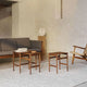 Carl Hansen CH004 Nesting Tables in Walnut Oil — lifestyle, living room