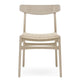 Carl Hansen CH23 Dining Chair in Oak Soap, natural paper cord — packshot
