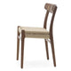 Carl Hansen CH23 Dining Chair in Oak/Walnut, natural paper cord — packshot