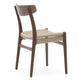Carl Hansen CH23 Dining Chair in Walnut Oil, natural paper cord — packshot, detail