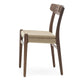 Carl Hansen CH23 Dining Chair in Walnut Oil, natural paper cord — packshot, detail