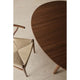 Carl Hansen CH337 Extendable Dining Table in Mahogany Oil — lifestyle, with CH24 Wishbone Chair
