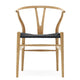 Carl Hansen CH24 Wishbone Chair in Oak Oil, Black Cord — packshot