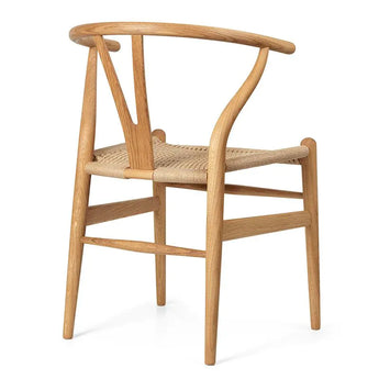 Carl Hansen CH24 Wishbone Dining Chair Birthday Edition Oak Oil Double Weave