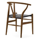 Carl Hansen CH24 Wishbone Chair in Oak Smoked Oil, Black Cord — packshot
