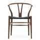 Carl Hansen CH24 Wishbone Chair in Walnut Oil, Black Cord — packshot