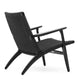 Carl Hansen CH25 Easy Chair, black paper cord — packshot, detail