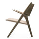 Carl Hansen CH28P Lounge Chair in Oak — packshot, detail