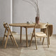Carl Hansen CH002 Drop Leaf Dining Table in Oak Oil — lifestyle, dining room