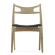 Carl Hansen CH29P Sawbuck Chair in Oak Soap, Thor 301 — packshot
