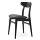 Carl Hansen CH30P Dining Chair in Oak Black Lacquer — packshot, detail