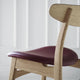 Carl Hansen CH30P Dining Chair in Oak Oil — lifestyle, detail