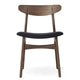 Carl Hansen CH30P Dining Chair in Walnut Oil — packshot, detail