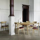 Carl Hansen CH30P Dining Chair in Oak Oil — lifestyle, with CH327 Table
