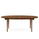 Carl Hansen CH338 Extendable Dining Table in Mahogany Oil — packshot, detail