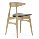 Carl Hansen CH33P Dining Chair in Oak Oil — packshot, detail