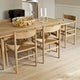 Carl Hansen CH36 Dining Chair — lifestyle, dining room with CH37